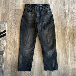 Old navy woman’s black pants extra high rise secret slim pockets